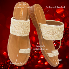 Suede Flat Slider