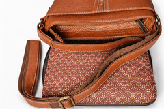 Leather Sling Bag Brown