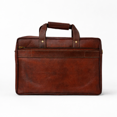 Brown Leather Laptop Bag With Detachable Strap | Unisex Office Bags |Laptop Bag Women |Laptop bag Men