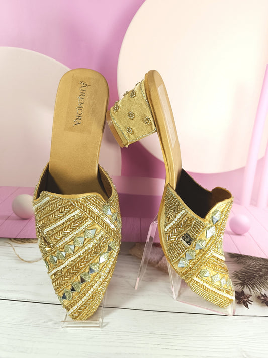 GoldenFlare - Heel Mule